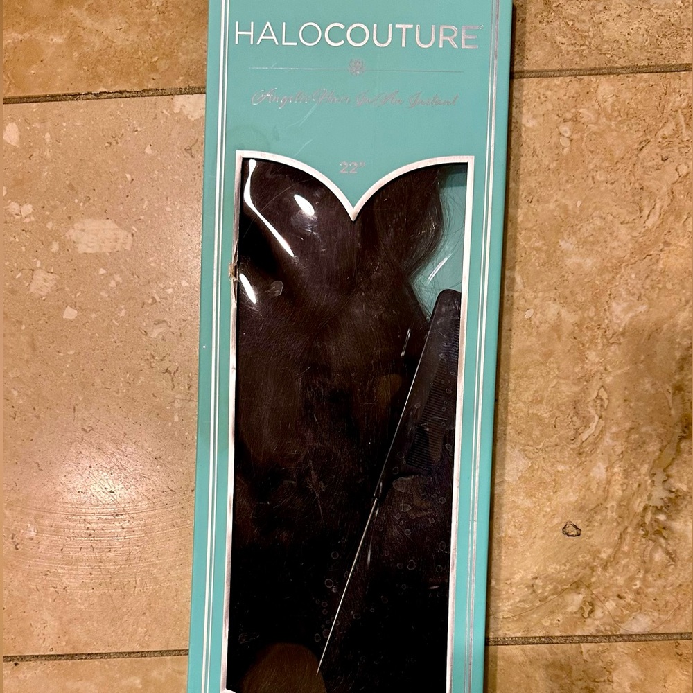 Halo Couture 1B 22 inch LAYERED Halo hair extensions